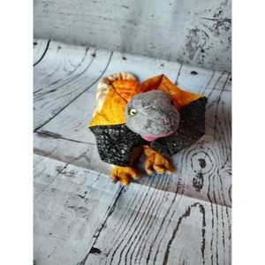 Ty Beanie Babies “Slayer” Dinosaur Orange And Gray with tag 2000 Vintage 12”
